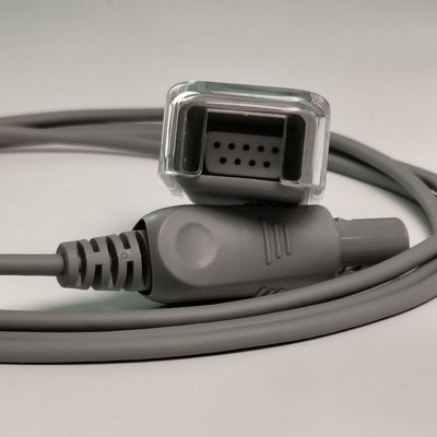 SHEC1 Kabel Ekstensi Probe Oksigen Darah 2M DB9 Adaptor Ke LEMO Colokan 6 Pin Double Slot L2.0m