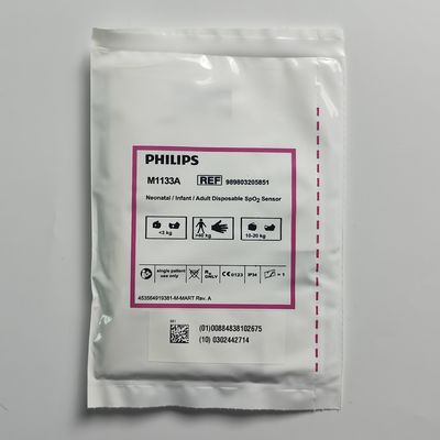 PHILIP Original M1133A Neonatal / Bayi / Dewasa Sensor SpO2 sekali pakai REF: 989803128551
