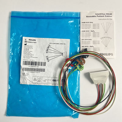 EKG 5-Lead Grabber AAMI Tele REF: 989803171831 Untuk IntelliVue MX40 Monitor Pasien