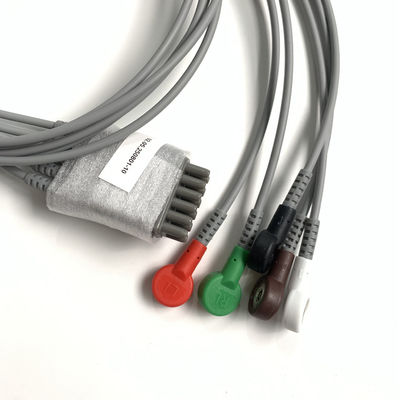 IT20 EKG Telemetry Lead EDAN 5-Lead Snap AHA REF yang dapat digunakan kembali: EL05DASY1