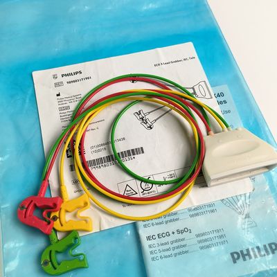 PHILIP EKG 3 Lead Grabber, IEC, Tele REF 989803171901