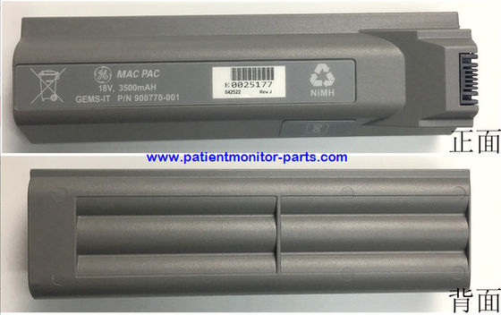 GE MAC3500 MAC5000 MAC5500 Mesin Elektrokardiogram Baterai PN 900770-001 18V,3500mAh