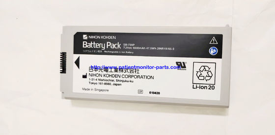 NIHON KOHDEN Monitor Pasien Baterai Asli SB-720P 7.2 V 6600 Mah 47.5Wh 21NR19/65-3
