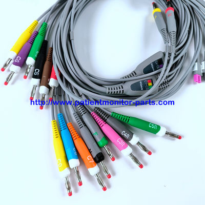EDAN EKG CABLE 18-Lead 4MM Pisang IEC Berguna Lagi REF EL16DIB181 IPN 01.57.471394