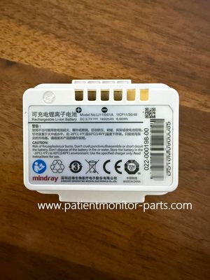 Mindray BP10 Monitor Tekanan Darah Kompatibel LI11I001A Baterai lithium-ion isi ulang, 3.8V, 1800mAh.