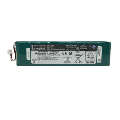NIHON KOHDEN SB-901DC Disegel baterai Ni-MH isi ulang Tegangan nominal: 12Vdc Kapasitas Nominal Tipe:1950mAh Min:1690mAh