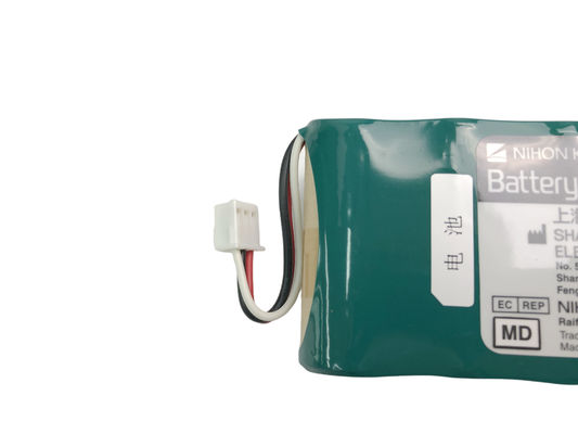 NIHON KOHDEN SB-901DC Disegel baterai Ni-MH isi ulang Tegangan nominal: 12Vdc Kapasitas Nominal Tipe:1950mAh Min:1690mAh