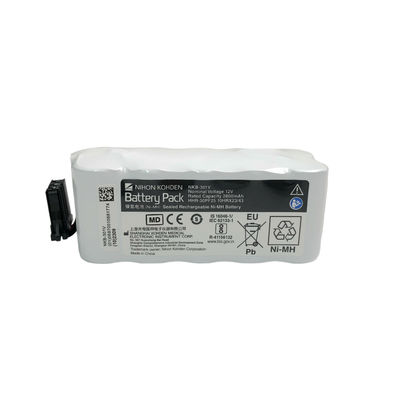 NIHONKOHDEN NKB-301V Disegel baterai Ni-MH isi ulang Tegangan nominal 12v Kapasitas nominal 2800mAh