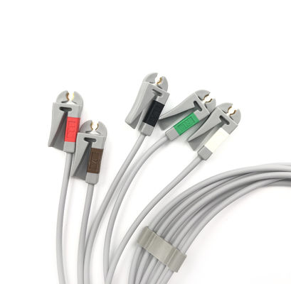 GE Ref:412681-001 Multi-Link EKG Leadwire Group Set,5 -Lead,Grabber,AHA 74 CM /29 IN
