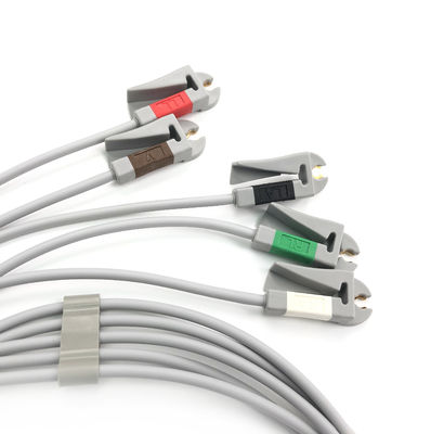 GE Ref:412681-001 Multi-Link EKG Leadwire Group Set,5 -Lead,Grabber,AHA 74 CM /29 IN