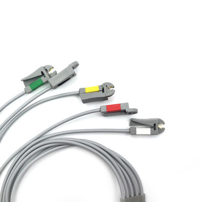 GE Ref:412681-003 Multi-Link EKG Leadwire Group Set,5 -Lead,Grabber,IEC 74 CM /29 IN