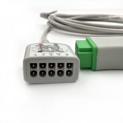 GE Ref:2017003-001 Kabel Perawatan EKG Multi-Link,3/5 -Bodi,AHA 3.6M / 12FT