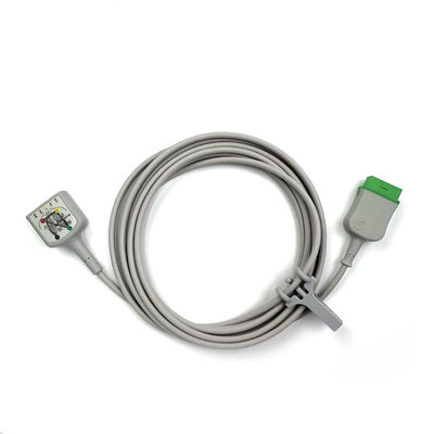 GE Ref:2106305-003 ECG Trunk Kabel 3/5 memimpin IEC,3.6m/12ft