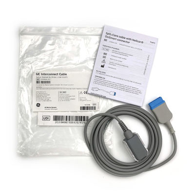 Kabel perawatan SpO2 dengan konektor Nellcor® OxiSmart REF 2006644-001 Nellcor® OxiSmart SpO2 (2.9 M/9.5 Ft)