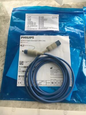 Kabel Adaptor SpO₂ Philip M1940A REF 989803105671 (Bulat Lama ke Tipe D)