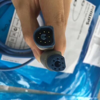 Kabel Adaptor SpO₂ Philip M1940A REF 989803105671 (Bulat Lama ke Tipe D)