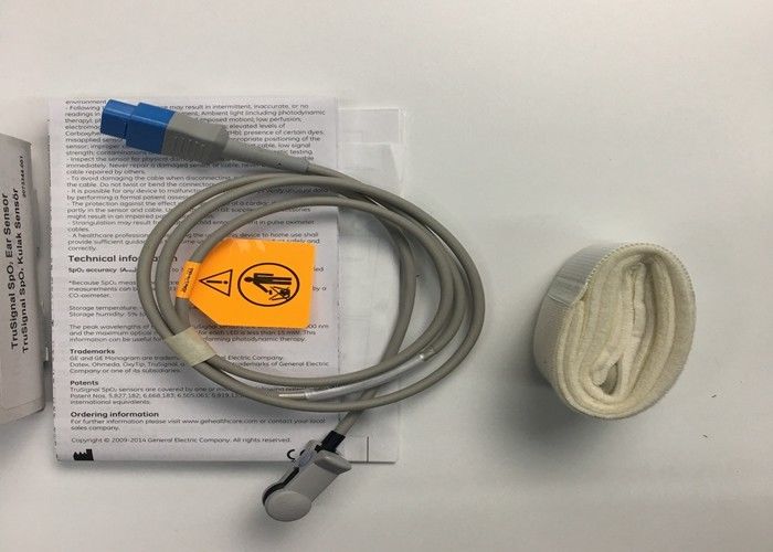 GE Ohmeda Oksimetri Spo2 Ear Sensor TS-E-D 9 Pin Berguna Lagi Non-invasif