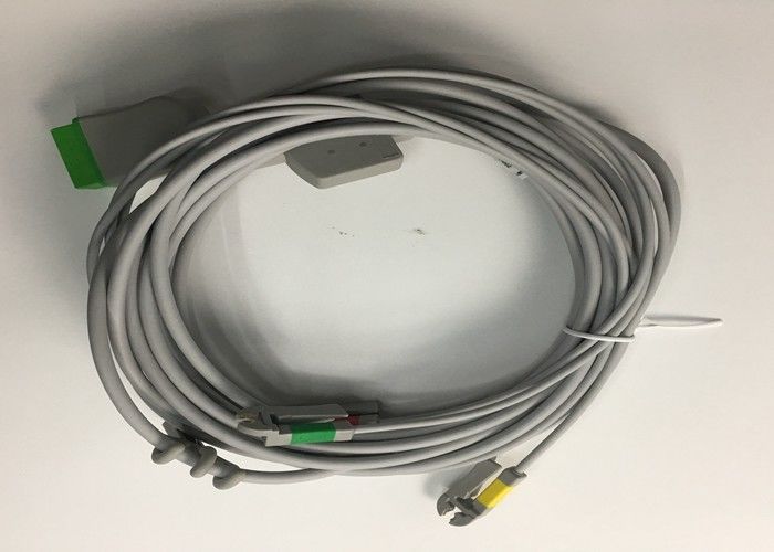 Multi Link ECG Bagian Penggantian Kabel 3 Lead Dengan Integrated Grabber Lead Wire 3.6M