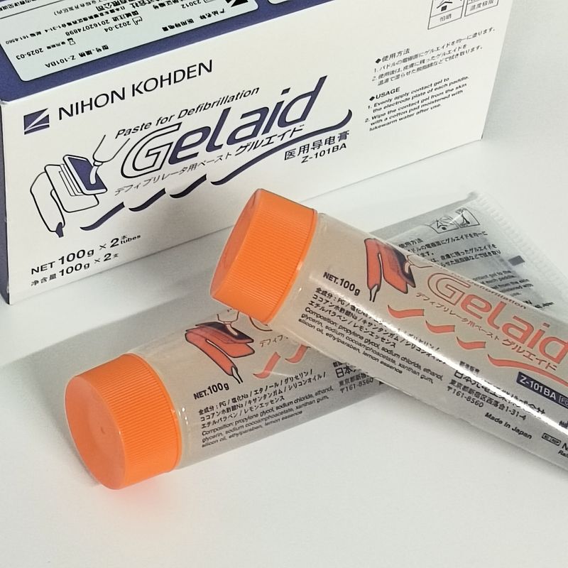 Nihon Kohden Jepang Photoelectric Defibrillator Paste Konduktif Medis 100G Dua Kotak Z-101