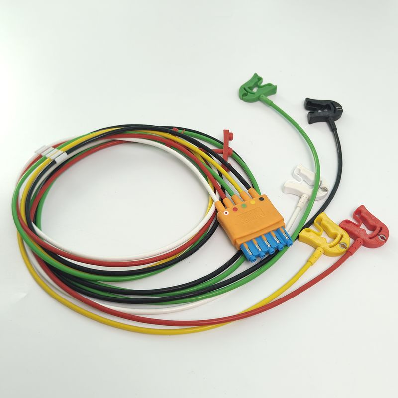 989803125871 Perlengkapan medis Konsumsi PHILIP Monitor Pasien Asli CBL 5 Leadset Grabber IEC OR REF M1974A