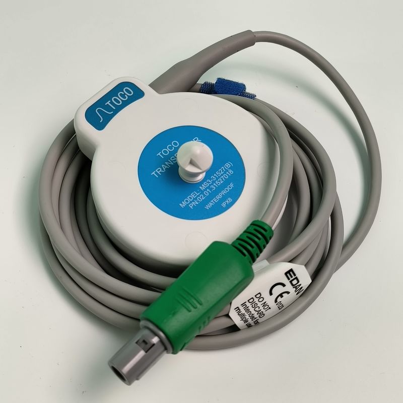 Pemantauan janin dan kontraksi rahim TOCO Probe 6 Pin Single Slot Blue Model MS3-31527