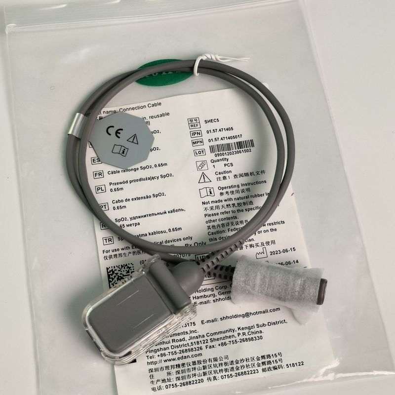 Asli IT20 Telemetry Transfer Darah Oxygen Extension Kabel Adapter Kabel D Kepala 7 Pin 0,65 Meter REF SHEC5