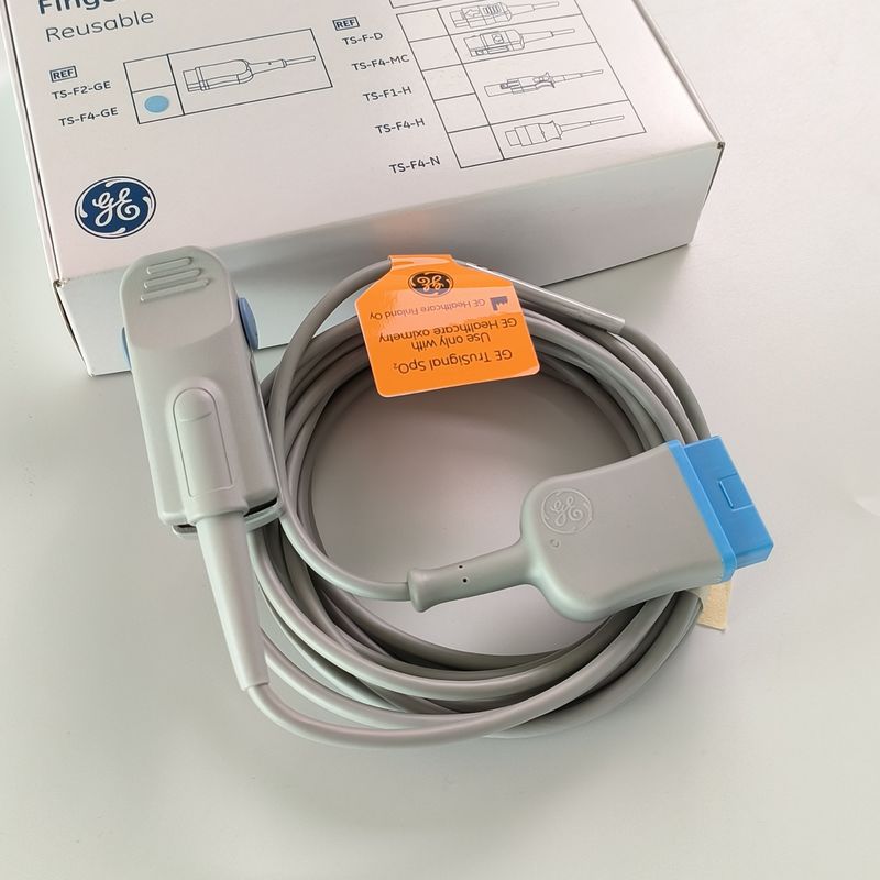 GE Original Ohmeda TruSignal SpO2 Finger Sensor Digunakan Lagi REF:TS-F4-GE