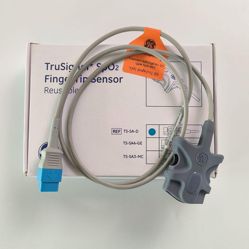 GE Original Datex-Ohmeda TruSignal SpO2 FingerTip Sensor REF: TS-SA-D