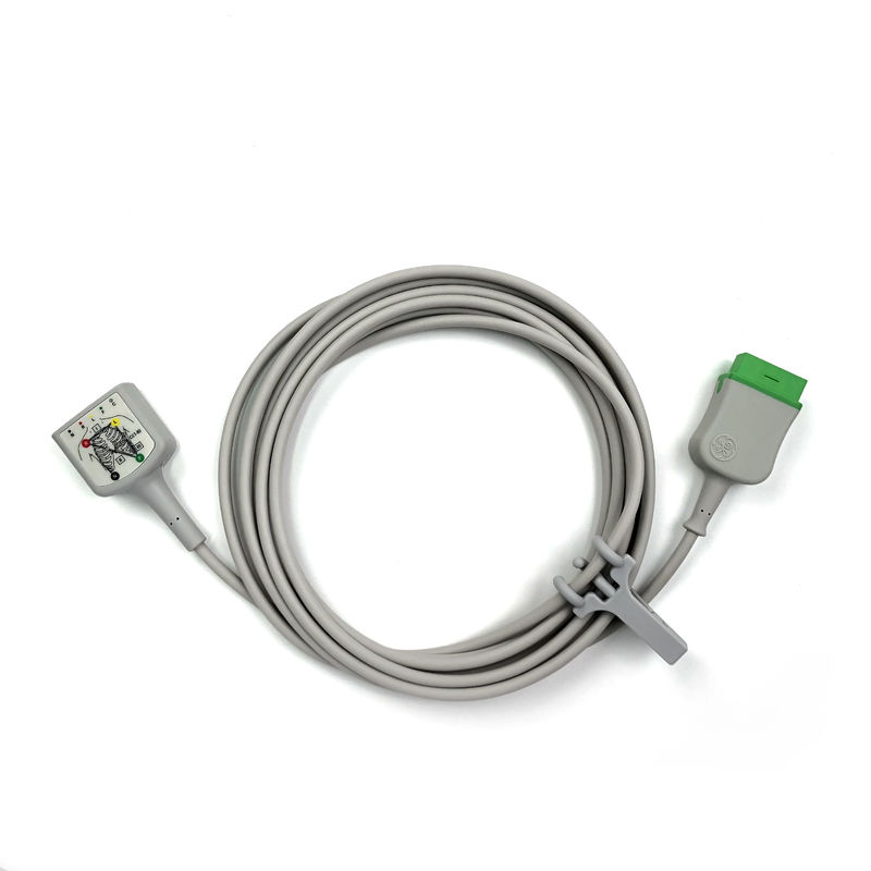 GE Ref:2106305-003 ECG Trunk Kabel 3/5 memimpin IEC,3.6m/12ft